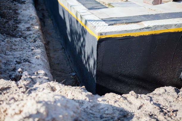 Residential Waterproofing installation at a Hall, NY home by SJ Waterproofing Pros